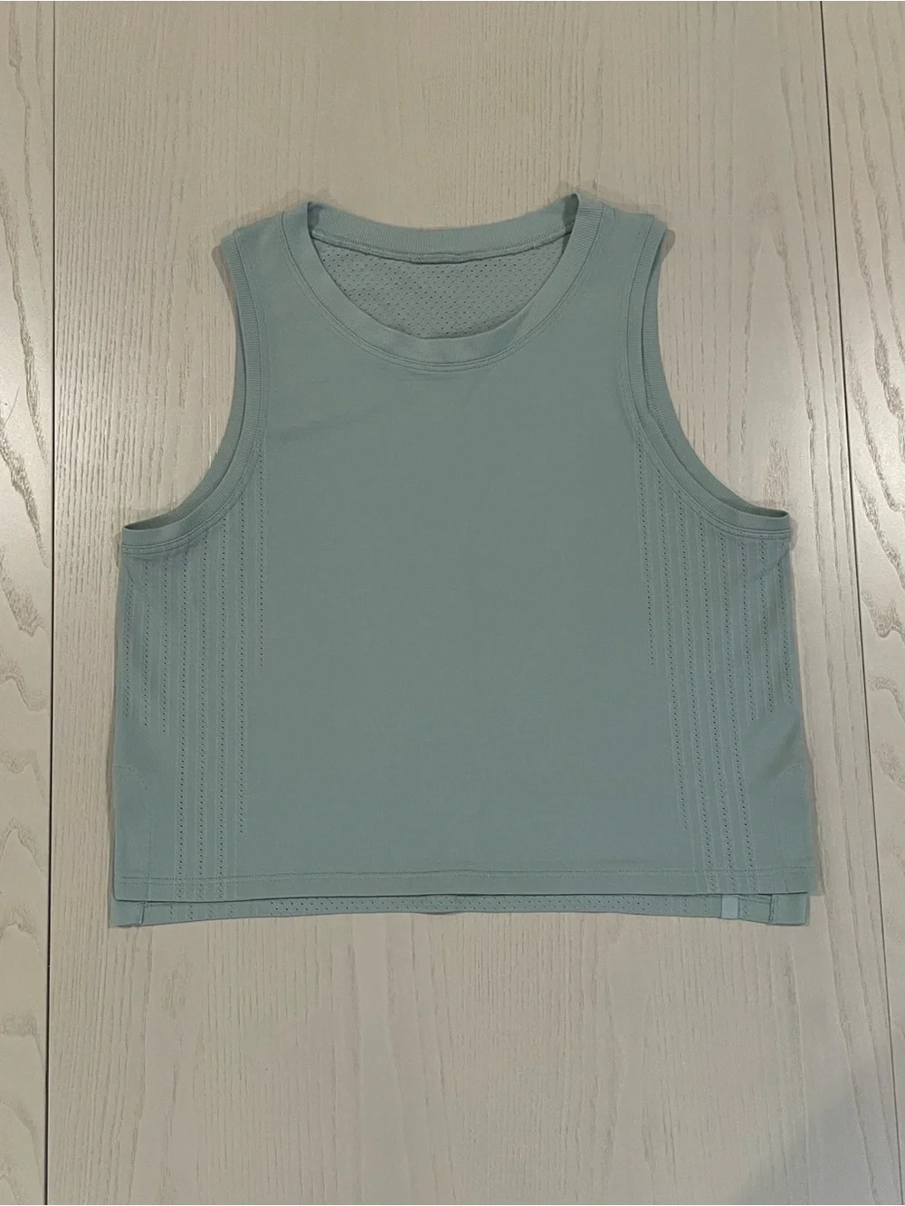 Lululemon Train to Be Tank Top W1CXAS Silver Blue - Size 6
